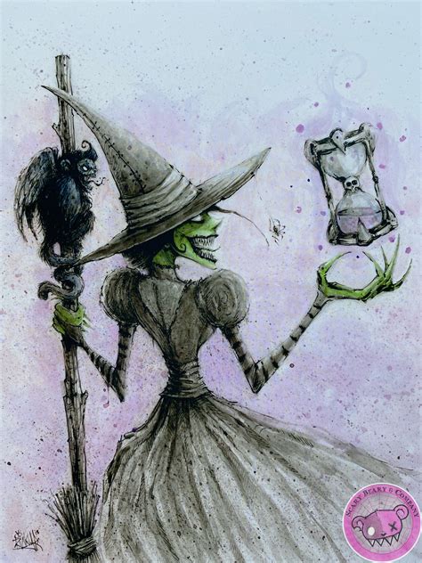 Wicked Witch Art Print - Etsy