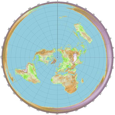 Ezekiel38Rapture: Detailed flat earth map