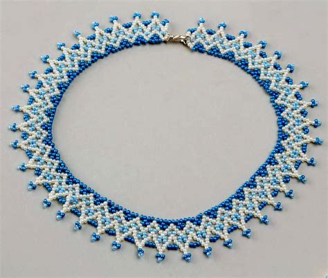 Free pattern for beaded necklace Welkin | Beads Magic