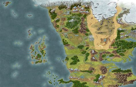 D&D West Faerûn Map | Inkarnate - Create Fantasy Maps Online