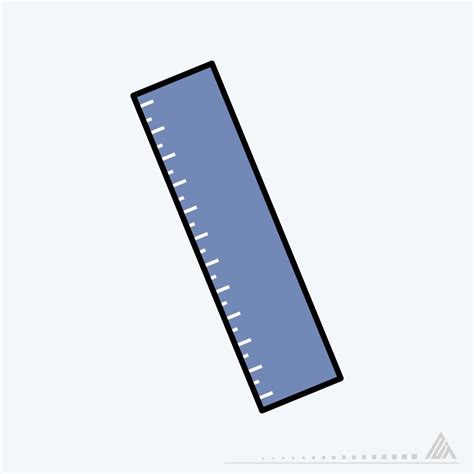 Icon Vector of Ruler - Dark Blue Style 3610488 Vector Art at Vecteezy