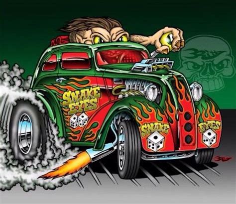 Rat fink hot rod art birthday - Flexpatriot