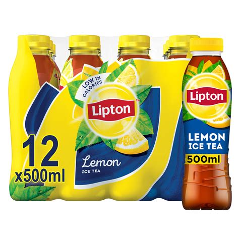 Lipton Ice Tea Lemon Soft Drink 500ml, (Pack of 12): Buy Online in ...