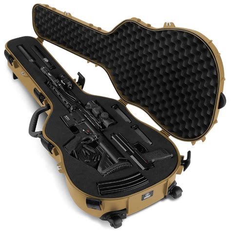 Savior Equipment Tactical Lockable Single Rifle Foam Padded Guitar Gun ...