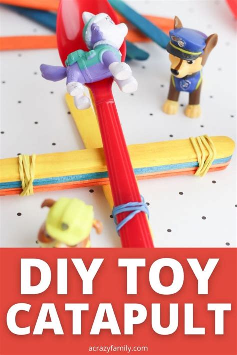 DIY Toy Catapult STEM Activity - A Crazy Family