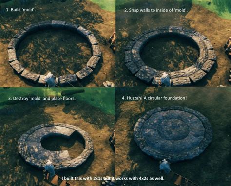 Circular Foundations : valheim Viking House, Viking Life, Base Building, Building A House, Ark ...