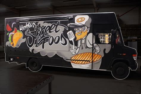 Foodtruck design voor Lumineux - Street food meets Street art