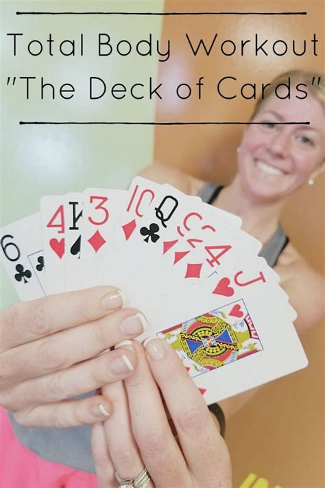 Amazing workout using a deck of cards! Makes the time go by so fast! # ...