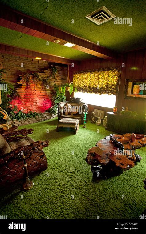 Inside Graceland Jungle Room