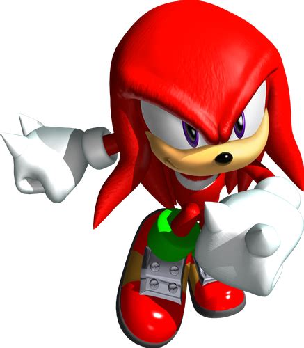 Sonic Heroes CG Action - Knuckles the Echidna - Gallery - Sonic SCANF