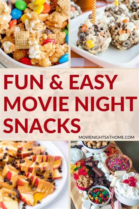 47+ Easy Movie Night Snacks To Make at Home