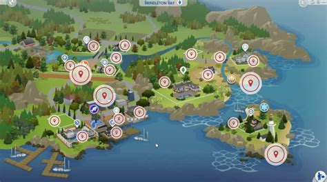 Sims 4 Interactive Map - IMAGESEE