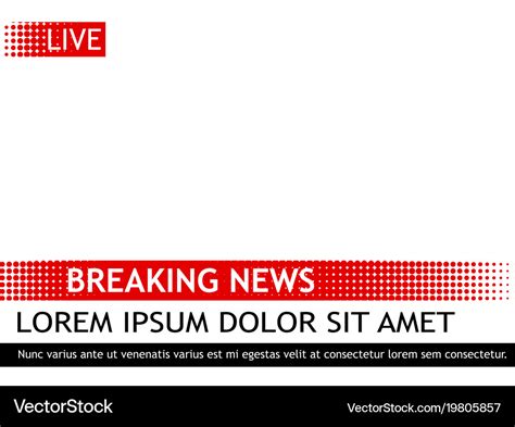 Breaking news template pop art Royalty Free Vector Image