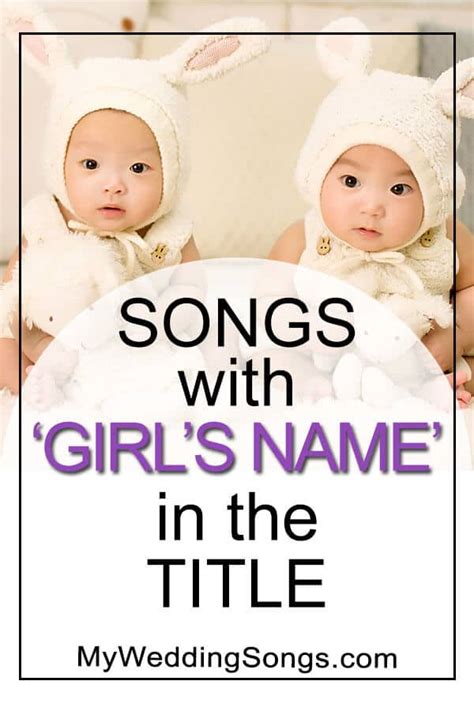 Girl's Name Songs List - Songs With Girl Name in the Title