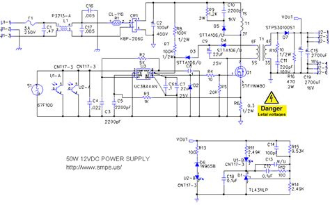 12 Volt DC Power Supply Circuit