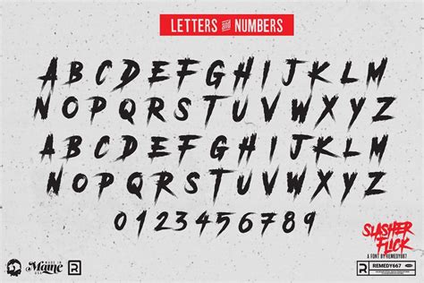 Slasher Flick - Horror Font - Design Cuts