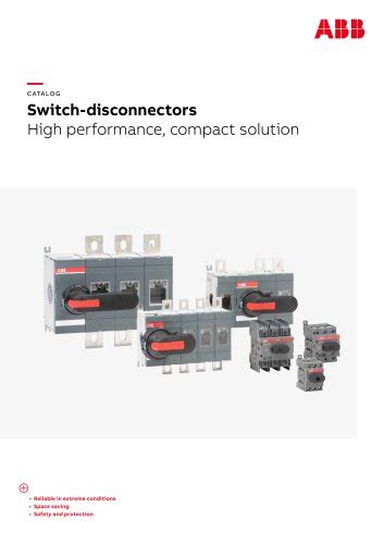 Abb Disconnect Switch Catalog Pdf - Catalog Library