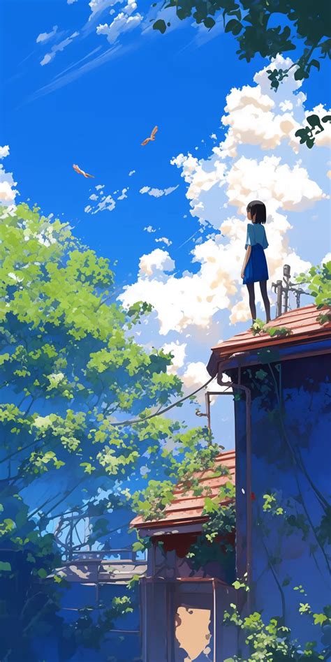 Moving Backgrounds For Pc - Anime Wallpapers, Ghibli, Hyouka, Flcl, Sky, Ciel - Download High ...