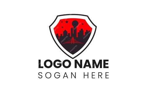 Premium Vector | Vector dallas city logo design template