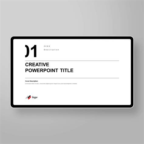 Minimal Basic Title PowerPoint Templates - PowerPoint Free