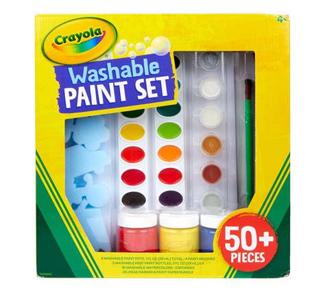 Washable Paint Set for Kids, 50+ Pieces | Crayola