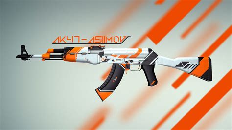 Fonds d'ecran Counter Strike En gros plan Fusil d'assaut AK 47 AK-47 Asiimov Coridium CS:GO ...