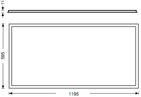 LED Panel 1200x600 60W - LED Panel light Manufacturer