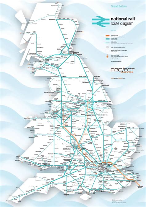 Transit Maps: Submission – Great Britain National Rail Route Diagram by Andrew Smithers ...