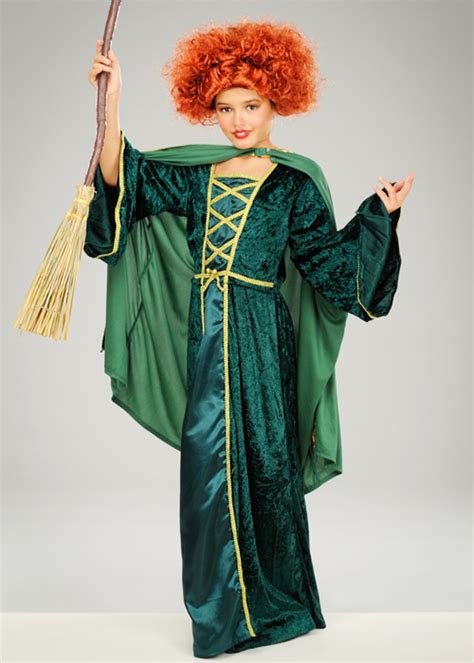 Kids Hocus Pocus Style Green Winifred Witch Costume [ST102-HP] - Struts Party Superstore