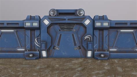 Sci-fi-door 3D models - Sketchfab