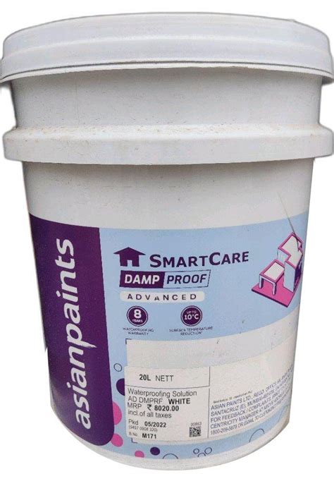 Asian Smartcare Damp Proof Paint, 20 L, 57% OFF