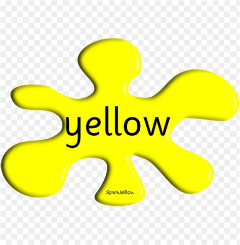 Yellow Paint Splash Clipart