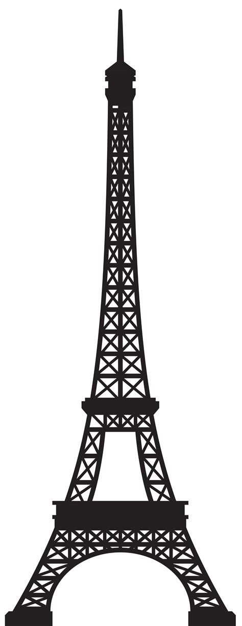 Eiffel Tower Landmark Clip art - Eiffel Tower Silhouette PNG Clip Art Image png download - 2703* ...