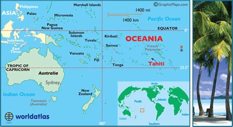 Tahiti Map / Geography of Tahiti/ Map of Tahiti - Worldatlas.com - WorldAtlas.com