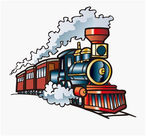 Steam Engine Trains Clip Art Front