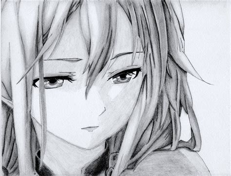 Anime Pencil Drawing Girl Wallpapers - Wallpaper Cave