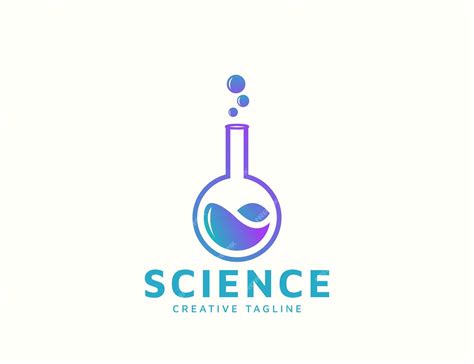 Premium Vector | Science logo design template