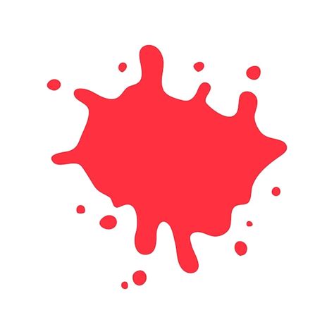 Premium Vector | Vector element splash in red design