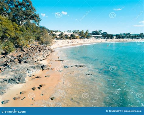 Noosa Main Beach Summer editorial stock image. Image of beach - 126625609