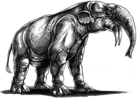 Deinotherium by Jarumo on DeviantArt