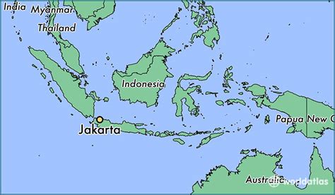 Where is Jakarta, Indonesia? / Jakarta, Jakarta Raya Map - WorldAtlas.com