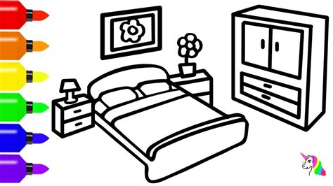 Bedroom Colouring Pages : Bedroom Coloring Page Images Stock Photos Vectors Shutterstock - Check ...