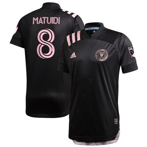 Men's Inter Miami CF Blaise Matuidi adidas Black 2020 Inaugural Away Authentic Jersey