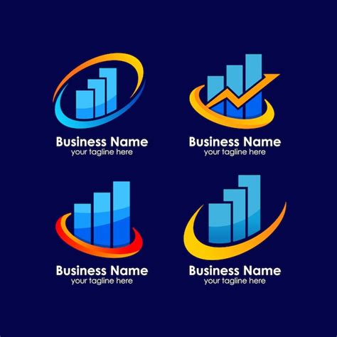 Premium Vector | Logo design of business growth up