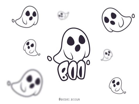 Boo Ghost Logo by Indriani on Dribbble