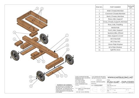 DIY Wood Design: Build wooden go kart