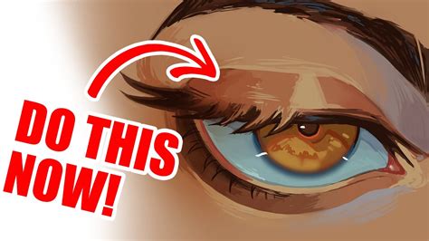 HOW I DRAW SEMI REALISTIC ANIME EYES! - YouTube