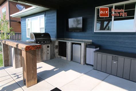 How to Make Concrete Counters for an Outdoor Kitchen | DIY Pete