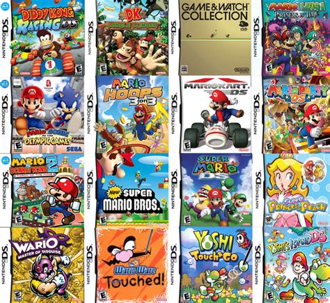 Mario's Nintendo DS Games by sonictoast on DeviantArt