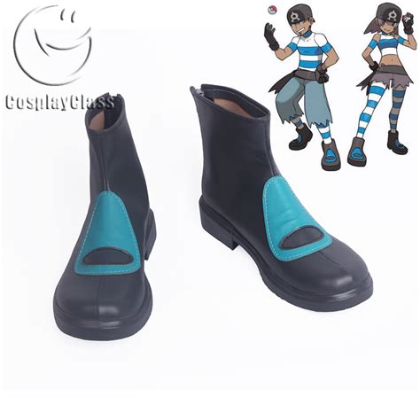 Pokémon Omega Ruby Team Aqua Cosplay Shoes - CosplayClass